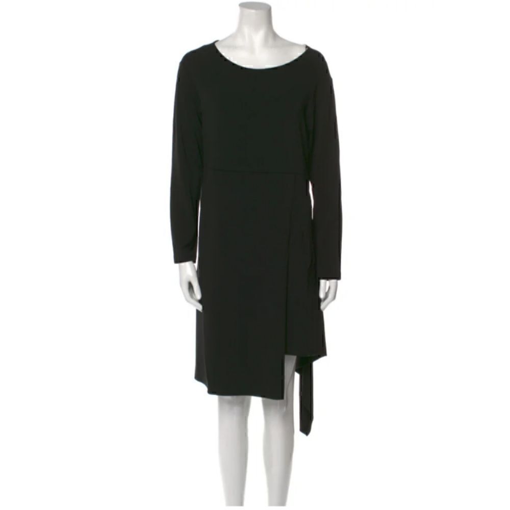 Lafayette 148 black shift mini dress size S